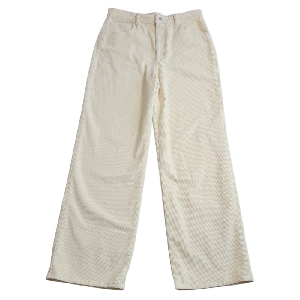 Universal Thread High Rise Wide Leg Corduroy Pants Cream Womens 14R
B614